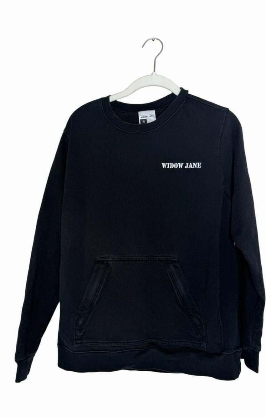 Widow Jane Distilling Company Small Batch Whiskey Black Crewneck Sweatshirt